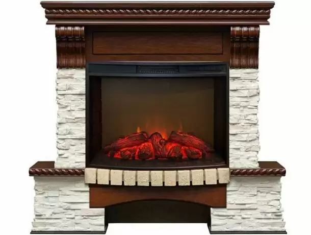 Каминокомплект RealFlame Kingstone 25 с очагом Evrika 25,5 LED
