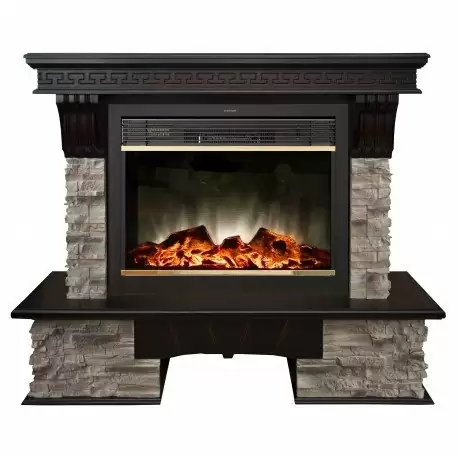 Каминокомплект RealFlame Rockland 26 с очагом MoonBlaze LUX Black/Brass