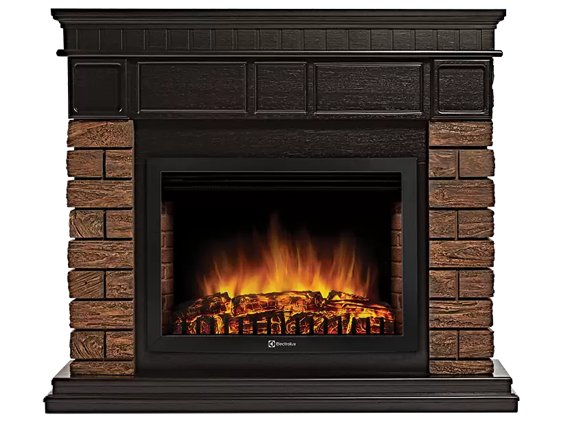 Каминокомплект Electrolux Bricks Wood 25 с очагом EFP/P-2520L
