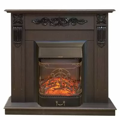 Каминокомплект RealFlame Dominica STD/EUG DN с очагом Majestic Lux Black S