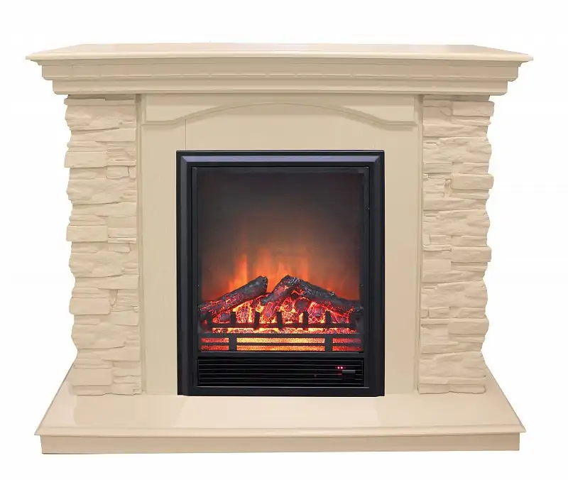 Каминокомплект RealFlame Elford STD/EUG/25'5/HL WT с очагом Eugene