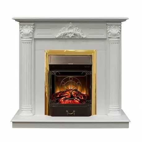 Каминокомплект RealFlame Stefania с очагом Majestic Lux S Brass