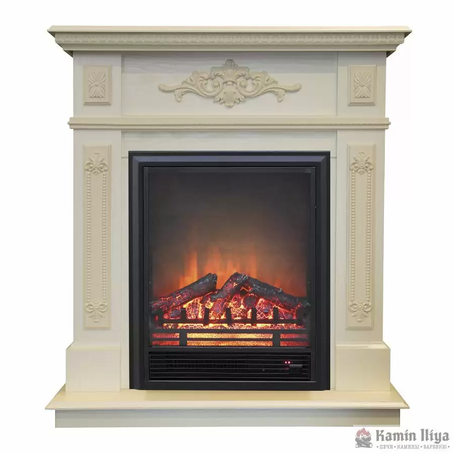 Каминокомплект RealFlame Lilian STD/EUG WT с очагом Eugene