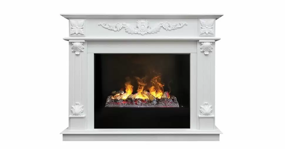 Каминокомплект RealFlame Philadelphia 25,5/26 WT 3D Cassette 630 + Black вставка