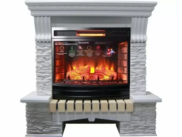 Каминокомплект Interflame Exter Slanec под очаг Panoramic 08 25 LED FX