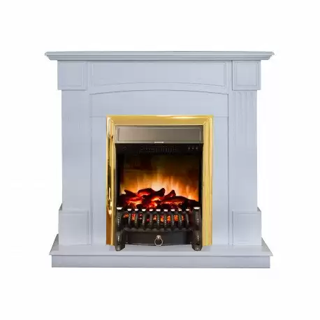 Каминокомплект RealFlame Andrea с очагом Fobos Lux Brass S