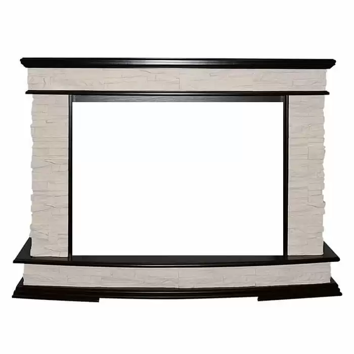 Портал Interflame Памир сланец темный дуб под очаг Panoramic 33W LED FX