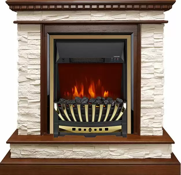 Каминокомплект Royal Flame Calgary с очагом Aspen Brass