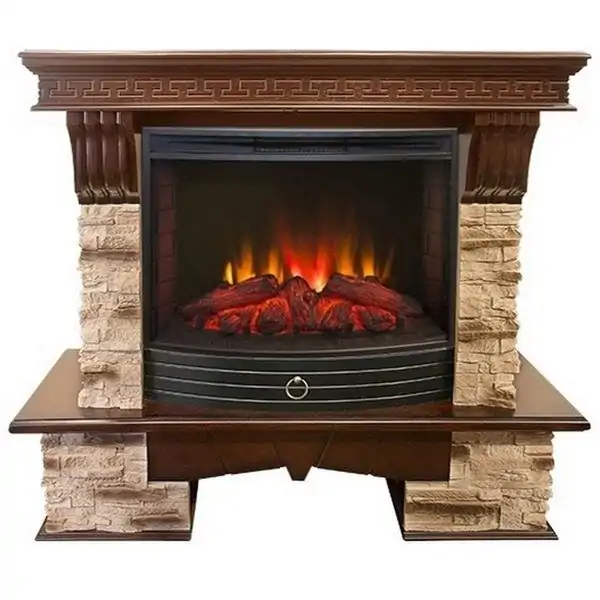 Каминокомплект RealFlame Rockland 25/25,5 с очагом Evrika 25,5 LED
