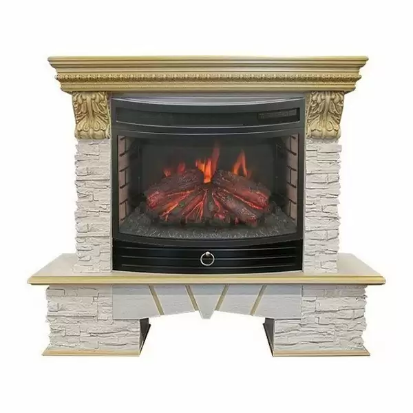 Каминокомплект RealFlame Rockland LUX 25/25,5​ с очагом Firefield 25 S IR