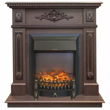 Каминокомплект RealFlame Lilian STD/EUG DN с очагом Fobos Lux Black S