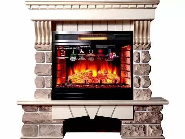 Каминокомплект Interflame Exter Kavkaz под очаг Panoramic 06 25 LED FX