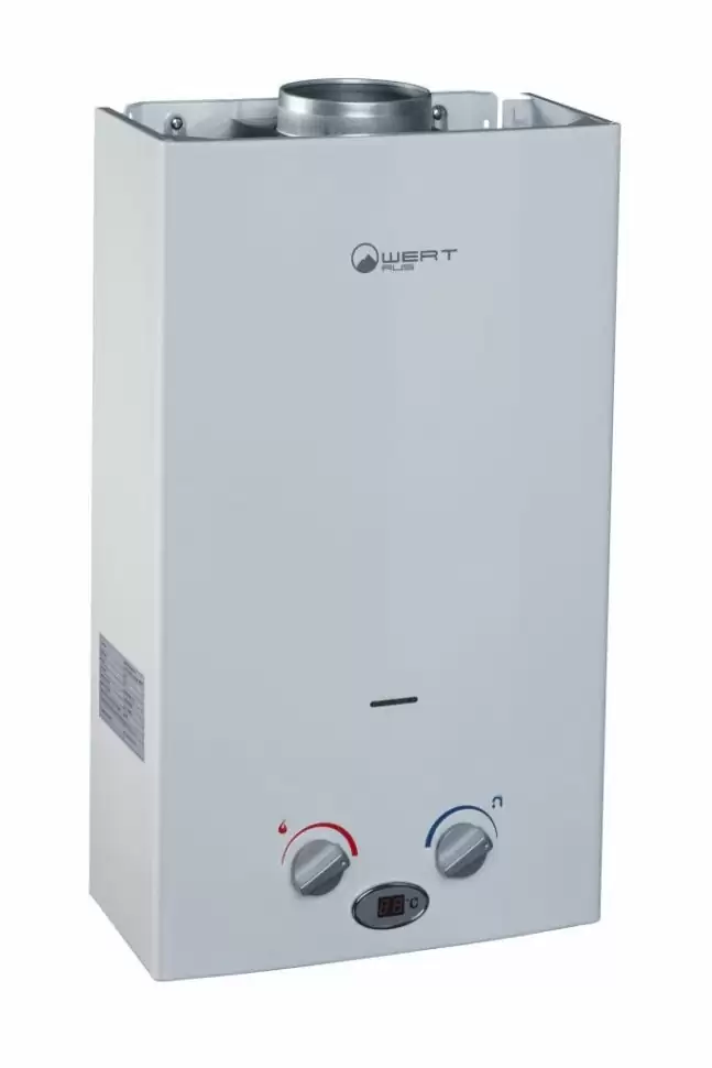 Газовый проточный водонагреватель WertRus 10LC White
