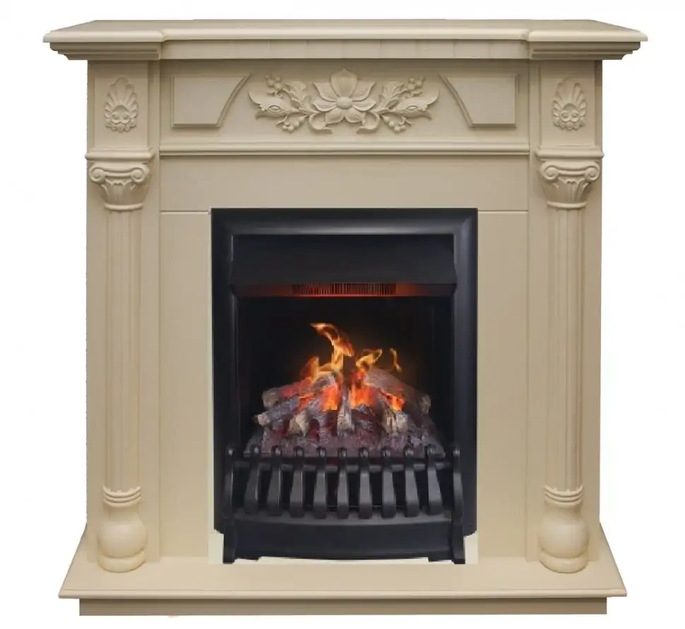 Каминокомплект RealFlame Dacota STD/EUG WT с очагом 3D Oregan