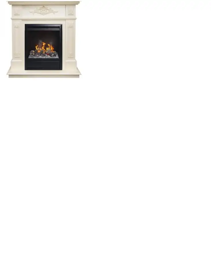 Каминокомплект RealFlame Lilian STD/EUG WT с очагом 3D Olympic