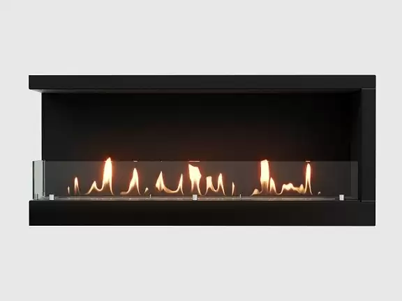 Встроенный биокамин Lux Fire Угловой 1090 S