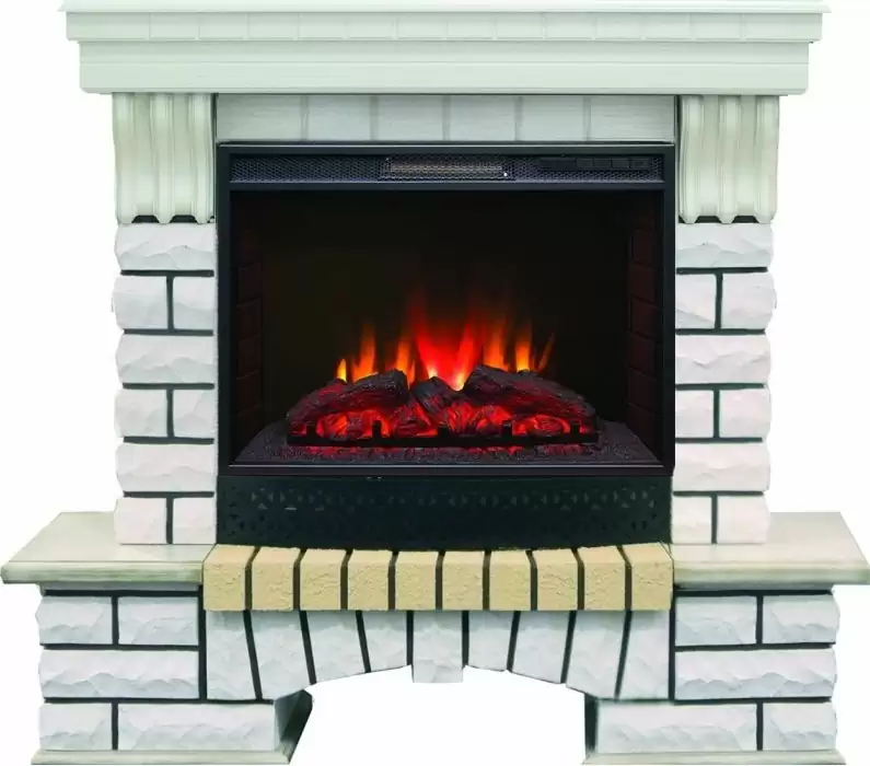 Каминокомплект RealFlame Country 25/25,5 WT с очагом Sparta 25,5 LED