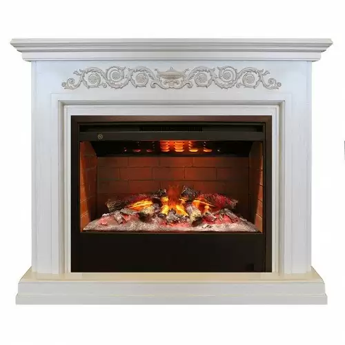 Каминокомплект RealFlame Leticia 26 WT с очагом 3D Helios 26