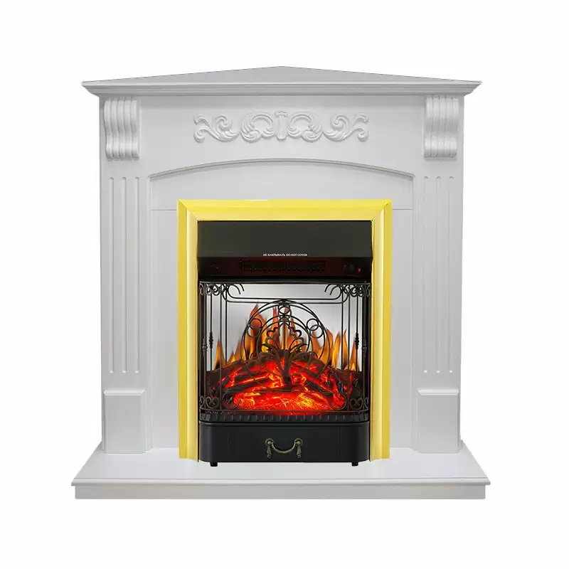 Каминокомплект Royal Flame Sorrento угловой c очагом Majestic FX M Brass