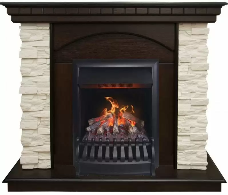 Каминокомплект RealFlame Elford STD/EUG/25'5/HL AO с очагом 3D Oregan