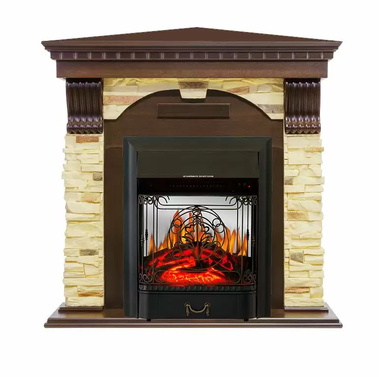 Каминокомплект Royal Flame Dublin угловой с очагом Majestic FX M Black