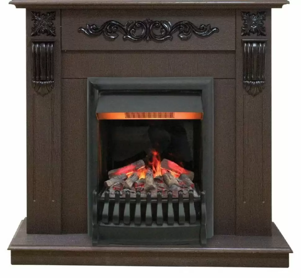 Каминокомплект RealFlame Dominica STD/EUG DN с очагом 3D Oregan