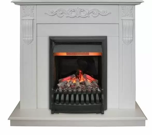 Каминокомплект RealFlame Dominica STD/EUG WT с очагом 3D Oregan