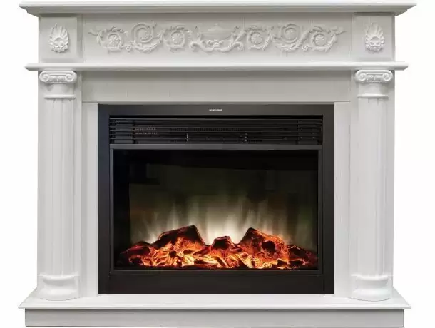 Каминокомплект RealFlame Attica 25,5 с очагом MoonBlaze S LUX Black