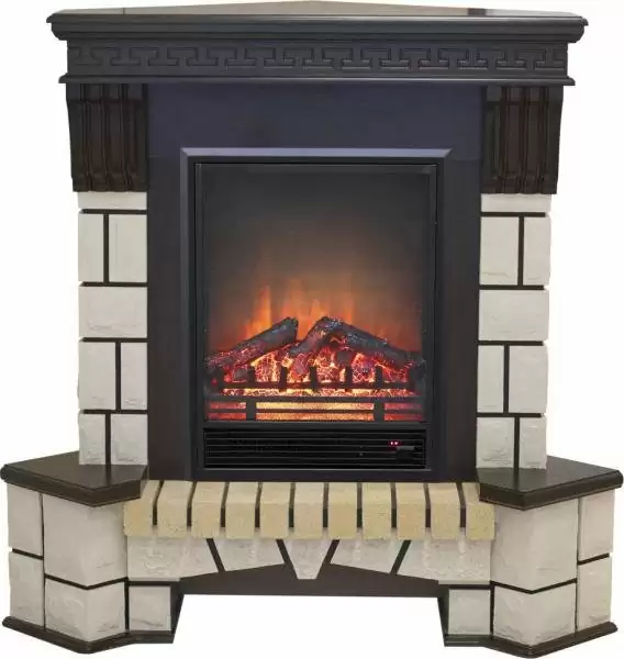 Каминокомплект RealFlame Stone Corner new STD/EUG AO (DN) с очагом Eugene