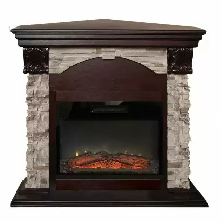 Каминокомплект RealFlame Dublin ROCK Corner STD/EUG/24 AO с очагом Kendal 24