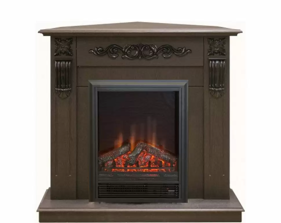 Каминокомплект RealFlame Dominica Corner STD/EUG DN с очагом Eugene