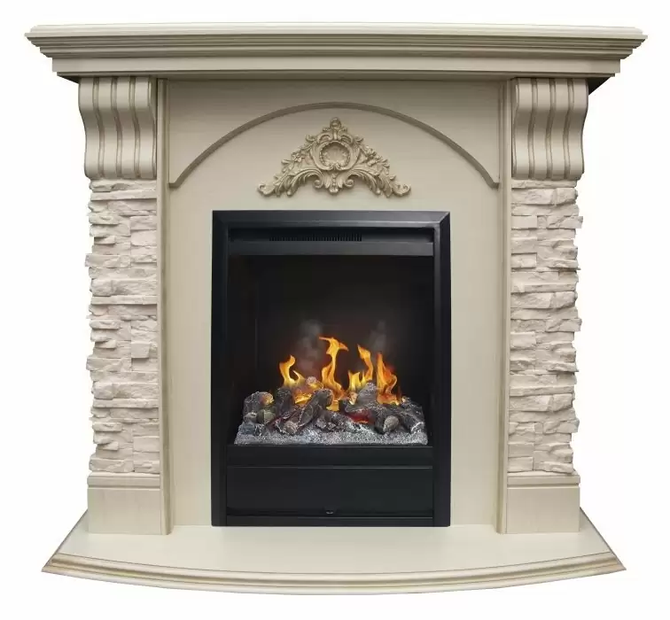 Каминокомплект RealFlame Athena STD/EUG WT с очагом 3D Olympic