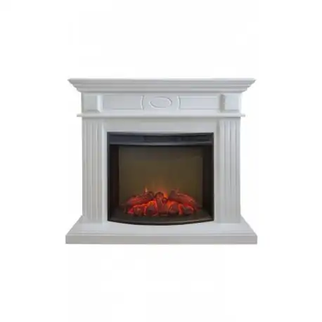 Каминокомплект RealFlame Leda 25,5 WT с очагом Evrika 25,5 LED