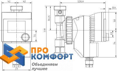 Циркуляционный насос Wilo Star-Z 25/2 CircoStar 3~