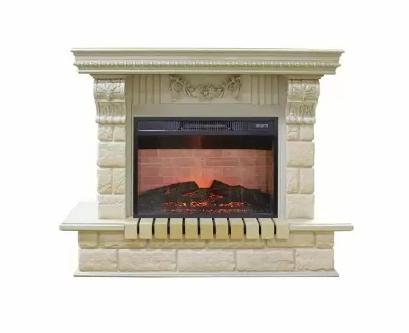 Каминокомплект RealFlame Gracia 25'5/24 WT с очагом Irvine 24