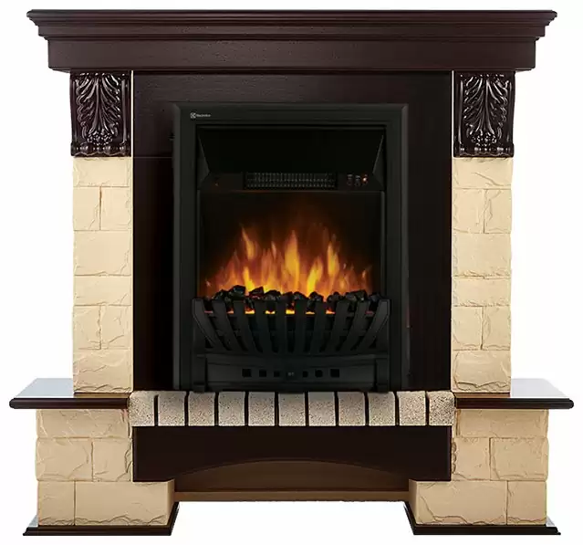Каминокомплект угловой Electrolux Forte Classic U с очагом Classic EFP/P-1020LS