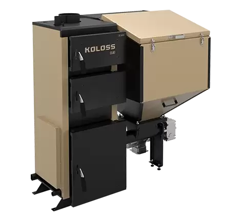 Напольный твердотопливный котел Koloss Auto DUO PLUS 65