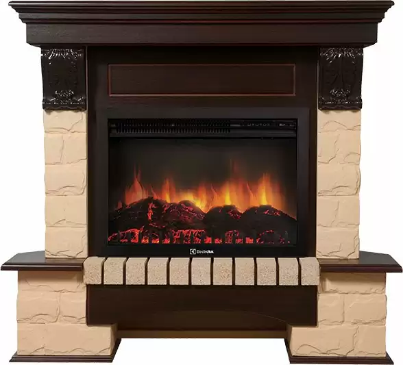 Каминокомплект угловой Electrolux Forte 25 U с очагом EFP/P-2520LS