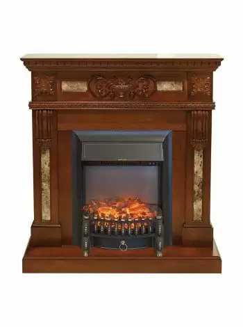 Каминокомплект RealFlame Corsica STD/EUG AO с очагом Fobos Lux Black S