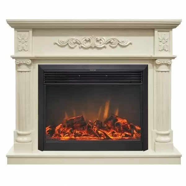 Каминокомплект RealFlame Silvia 26 WT с очагом Moonblaze Deluxe