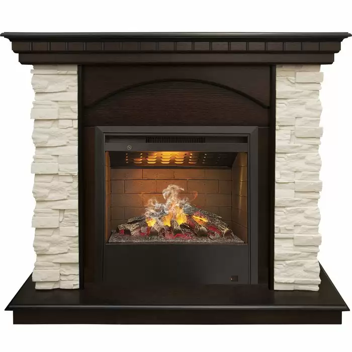Каминокомплект RealFlame Elford HL AO с очагом 3D Helios
