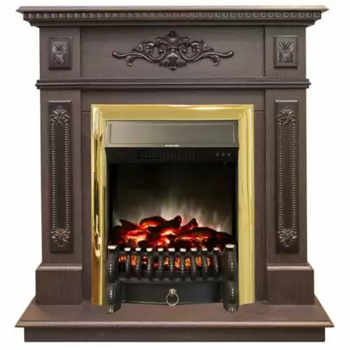 Каминокомплект RealFlame Lilian STD/EUG DN с очагом Fobos Lux Brass S