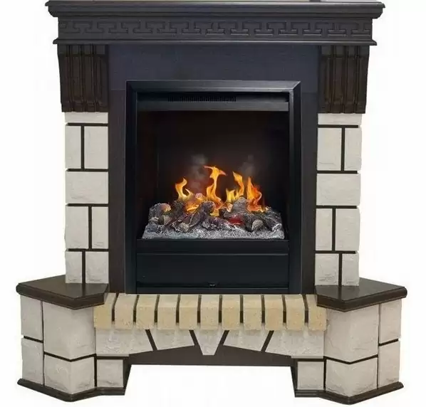 Каминокомплект RealFlame Stone new STD/EUG с очагом 3D Olympic