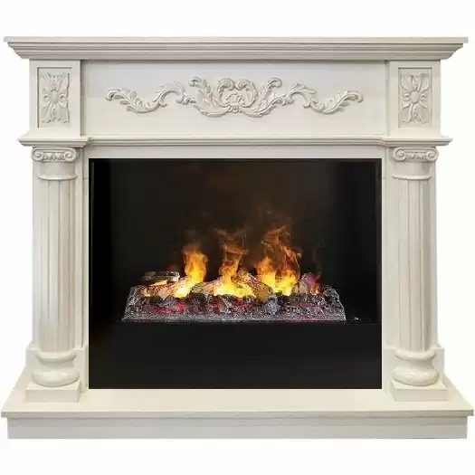 Каминокомплект RealFlame Silvia 26 WT 3D Cassette 630 + Black вставка