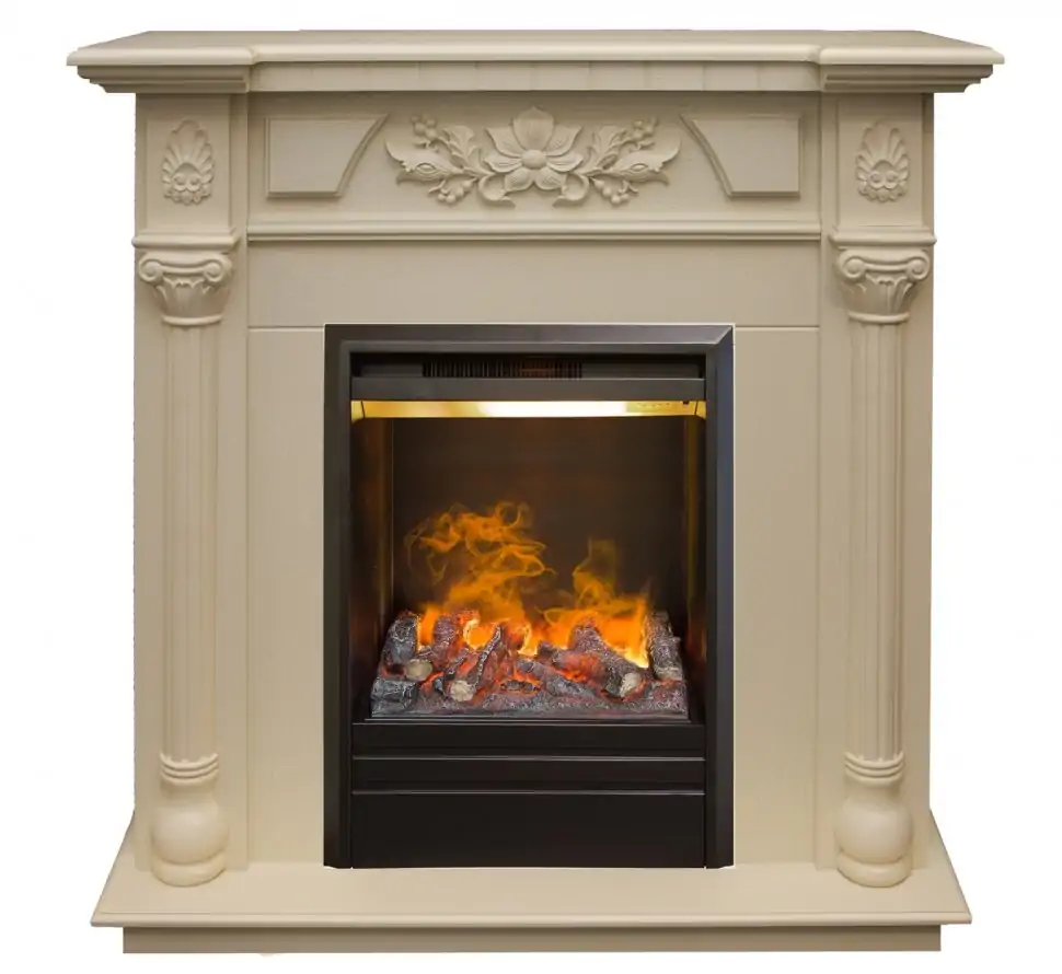 Каминокомплект RealFlame Dacota STD/EUG WT с очагом 3D Olympic