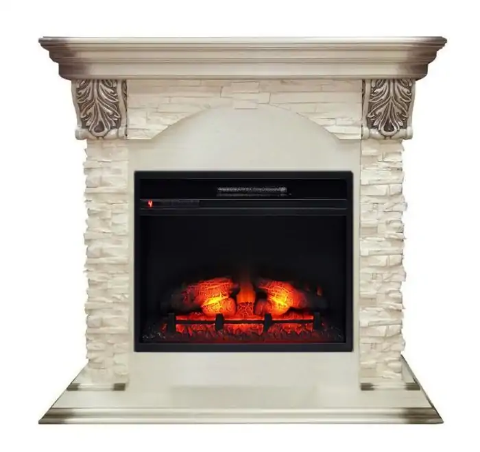 Каминокомплект RealFlame Dublin LUX STD/EUG/24 WT с очагом Eridan 24