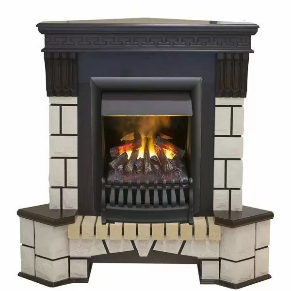 Каминокомплект RealFlame Stone Corner new STD/EUG с очагом 3D Oregan