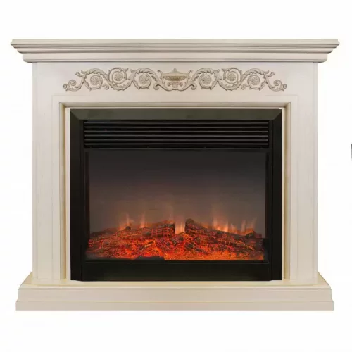 Каминокомплект RealFlame Leticia 26 WT с очагом Moonblaze Deluxe