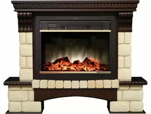 Каминокомплект RealFlame Tango 26 с очагом MoonBlaze S LUX Brass