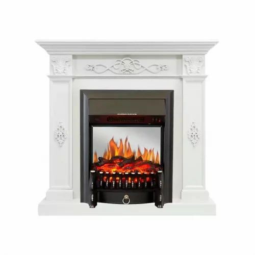 Каминокомплект Royal Flame Derby белый дуб с очагом Fobos FX M Black